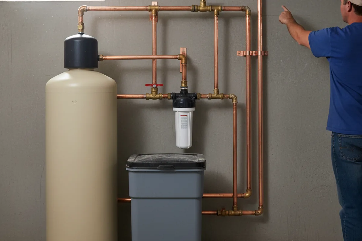 Whole-house water treatment system installed in Lapine